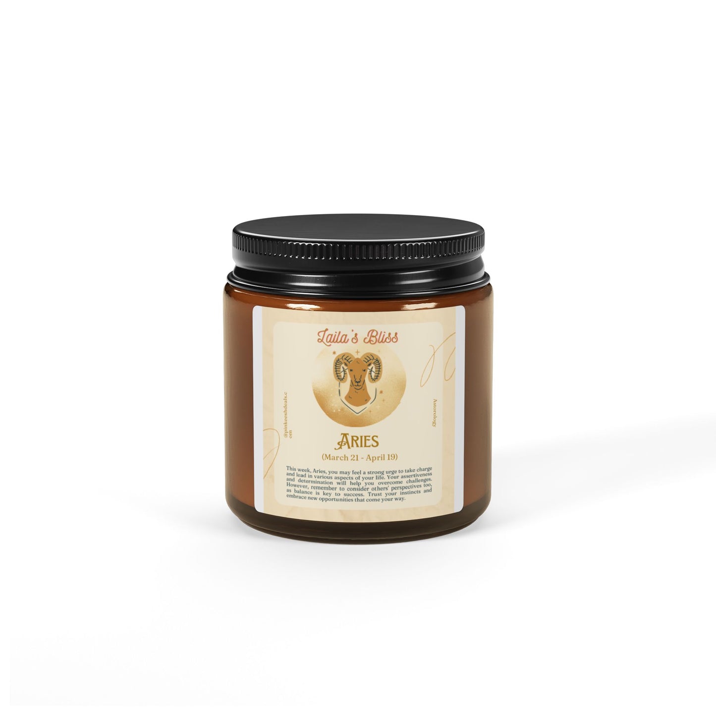 Scented Soy Candle (Multi-Size, Amber Jar)