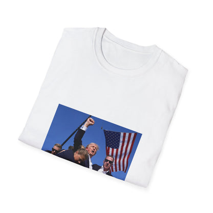 Trump’s Iconic moment /Unisex Softstyle T-Shirt