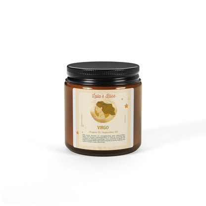 Scented Soy Candle (Multi-Size, Amber Jar)